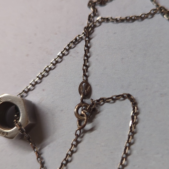 KrisVanAssche Bolt Sterling Silver Pendant and Necklace - Picture 7 of 7